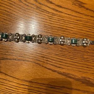 Jade and 925 sterling silver